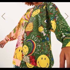 Farm Rio smiley sweatshirt.